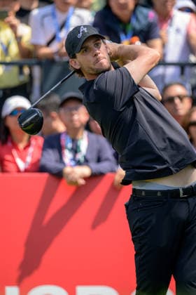 March 8, 2026, Hong Kong, Hong Kong Sar, China: Belgiums Thomas Detry starts the final round itied for 1st position with USAÃ¢â‚¬â ¢s Harold Varner III and Spains Jon Rahm . Varner tees off on the 1stLIV Golf Hong Kong 2026 Final Round Hong Kong China - ZUMAr144 20260308_zap_r144_006 Copyright: xJaynexRussellx