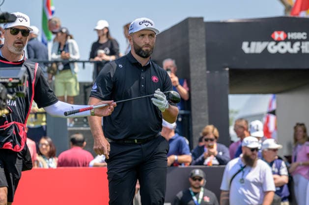 March 8, 2026, Hong Kong, Hong Kong Sar, China: Spains Jon Rahm starts the final round itied for 1st position with USAÃ¢â‚¬â ¢s Harold Varner III and Belgiums Thoms Detry. Varner tees off on the 1stLIV Golf Hong Kong 2026 Final Round Hong Kong China - ZUMAr144 20260308_zap_r144_007 Copyright: xJaynexRussellx