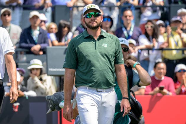 March 8, 2026, Hong Kong, Hong Kong Sar, China: Dean Burmester of South Africa tees off on the 1st tee. LIV Golf Hong Kong 2026 Final Round Hong Kong China - ZUMAr144 20260308_zap_r144_020 Copyright: xJaynexRussellx
