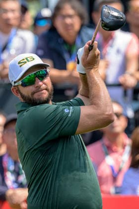 March 8, 2026, Hong Kong, Hong Kong Sar, China: Dean Burmester of South Africa tees off on the 1st tee. LIV Golf Hong Kong 2026 Final Round Hong Kong China - ZUMAr144 20260308_zap_r144_023 Copyright: xJaynexRussellx