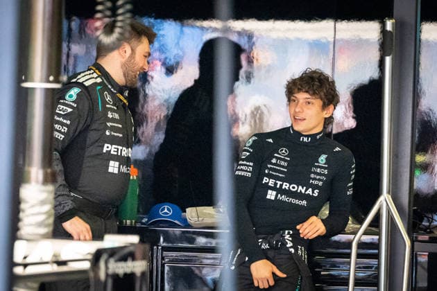 March 8, 2026, Melbourne, Victoria, Australia: 12 KIMI ANTONELLI from the Mercedes AMG Petronas F1 Team driving the Mercedes powered Mercedes W17 prepares for the race at the Formula 1 Qatar Airways Australian Grand Prix 2026 at Albert Park, Melbourne, Australia. Melbourne Australia - ZUMAl303 20260308_aaf_l303_011 Copyright: xSydneyxLowx