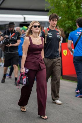 Formula One Australian Grand Prix Melbourne EB Oliver Bearman and Alicia Torriani during the Formula One Australian Grand Prix at Albert Park in Melbourne on March 8, 2026. Photo by Eliot Blondet ABACAPRESS.COM Melbourne Australia Australia  Copyright: xBlondetxEliot ABACAx