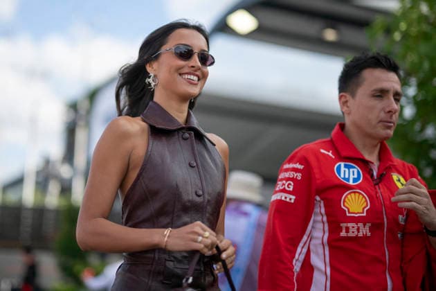 Formula One Australian Grand Prix Melbourne EB Alexandra Saint Mleux , 16 Charles Leclerc (Ferrari) wife during the Formula One Australian Grand Prix at Albert Park in Melbourne on March 8, 2026. Photo by Eliot Blondet ABACAPRESS.COM Melbourne Australia Australia  Copyright: xBlondetxEliot ABACAx
