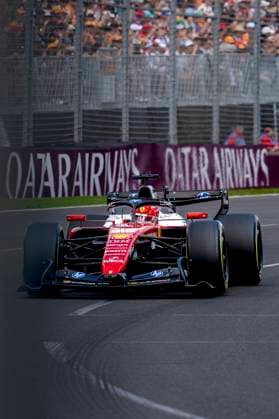 MELBOURNE - Formula 1 driver Charles Leclerc of Scuderia Ferrari HP during the Formula 1 Melbourne race at Albert Park on March 8, 2025 in Melbourne, Australia. (Photo by DeFodi Images) -