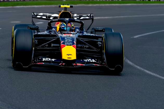MELBOURNE - Formula 1 driver Isack Hadjar of Oracle Red Bull Racing during the Formula 1 Melbourne race at Albert Park on March 8, 2025 in Melbourne, Australia. (Photo by DeFodi Images) -