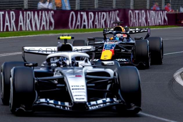 MELBOURNE - Formula 1 driver Max Verstappen of Oracle Red Bull Racing during the Formula 1 Melbourne race at Albert Park on March 8, 2025 in Melbourne, Australia. (Photo by DeFodi Images) -