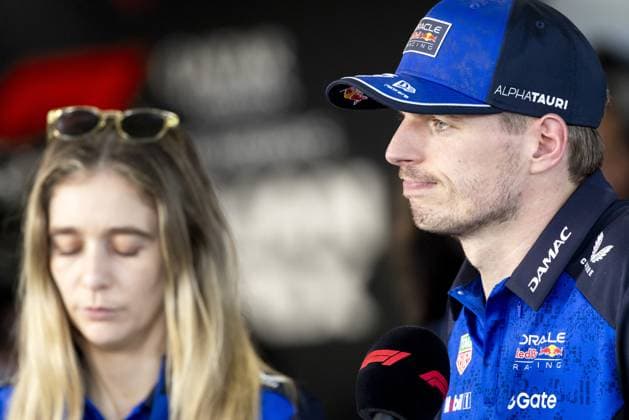 MELBOURNE - Max Verstappen (Red Bull Racing) speaks to the press after the race at the Albert Park Circuit in the lead-up to the Australian Grand Prix. SANDER KONING ANP xVIxANPxSportx xxANPxIVx 552743020 originalFilename: 552743020.jpg