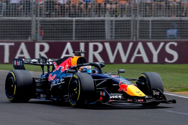 MELBOURNE - Formula 1 driver Max Verstappen of Oracle Red Bull Racing during the Formula 1 Melbourne race at Albert Park on March 8, 2025 in Melbourne, Australia. (Photo by DeFodi Images) -