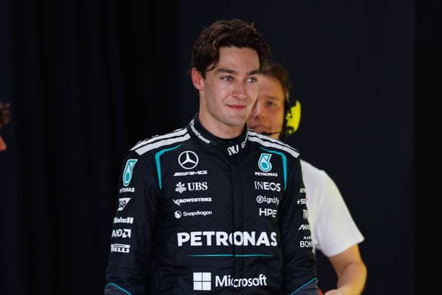 8th March 2026: Melbourne Grand Prix Circuit, Melbourne, Victoria, Australia: Formula One Australian Grand Prix, Race Day; George Russell of the United Kingdom driving the 63 Mercedes AMG F! W17 Mercedes AMG winner of the Australian Grand Prix  DavidxWoodley Content restricted for UK based newspaper
