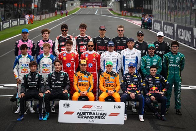March 8, 2026, Melbourne, Victoria, Australia: MELBOURNE, AUSTRALIA - MARCH 08 2026: F1 grid photo before the race at the 2026 Australian Grand Prix at Albert Park in Melbourne, Australia Melbourne Australia - ZUMAp121 20260308_zsp_p121_009 Copyright: xChrisxPutnamx