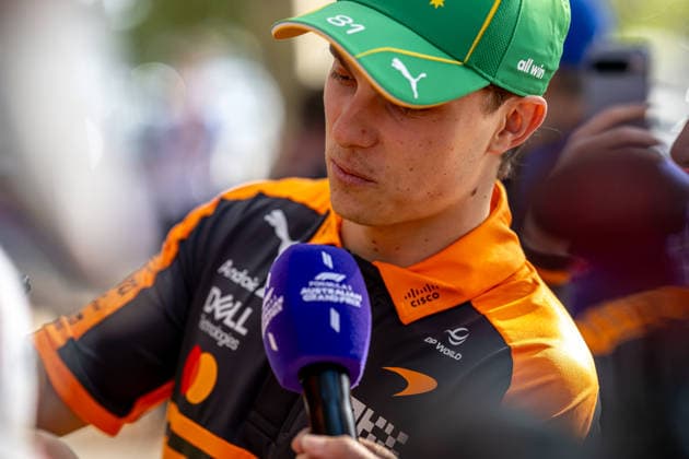 MELBOURNE, AUSTRALIA: Oscar Piastri, racing for the McLaren F1 team during the 2026 Formula 1 Australian Grand Prix at the Albert Park Circuit in Melbourne, Australia