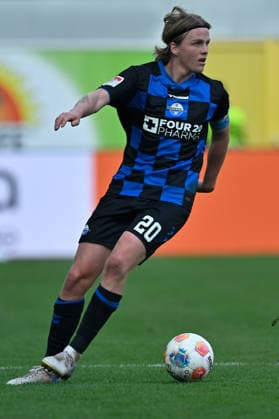 Paderborn, Home Deluxe Arena, 07.03.26, GER, Herren, 2.Bundesliga, Saison 2025-2026, SC Paderborn 07 - Eintracht Braunschweig Bild: Felix GOETZE (Paderborn) DFL regulations prohibit any use of photographs as image sequences and or quasi-video. NRW Deutschland