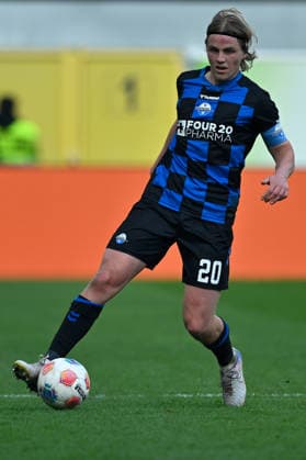 Paderborn, Home Deluxe Arena, 07.03.26, GER, Herren, 2.Bundesliga, Saison 2025-2026, SC Paderborn 07 - Eintracht Braunschweig Bild: Felix GOETZE (Paderborn) DFL regulations prohibit any use of photographs as image sequences and or quasi-video. NRW Deutschland