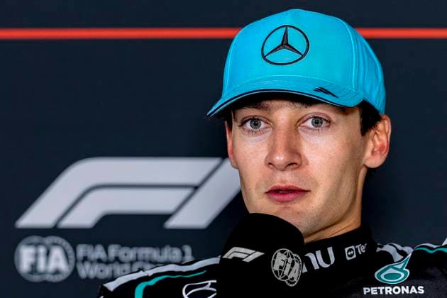 MELBOURNE - Formula 1 driver George Russell of Mercedes AMG-Petronas Formula One Team wins the Formula 1 Melbourne race at Albert Park on March 8, 2025 in Melbourne, Australia. (Photo by DeFodi Images) -