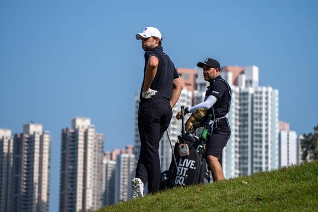 HONGKONG LIV-GOLF Belgian professional golfer, Thomas Detry during a game in Fanling Golf Course where LIV Golf Hong Kong is being held in Hong Kong, March 8, 2026. NEXPHER Vernon Yuen HONG KONG