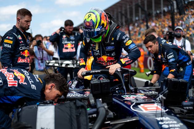 Isack Hadjar (Oracle Red Bull Racing, Frankreich, 06) in der Startaufstellung, AUS, Formel 1 Weltmeisterschaft, Australian Grand Prix, Albert Park Circuit, Melbourne, Rennen, Saison 2026, 08.03.2026 AUS, Formel 1 Weltmeisterschaft, Australian Grand Prix, Albert Park Circuit, Melbourne, Rennen, Saison 2026, 08.03.2026 Melbourne Copyright: xEibner-Pressefoto Memmlerx EP_MMR