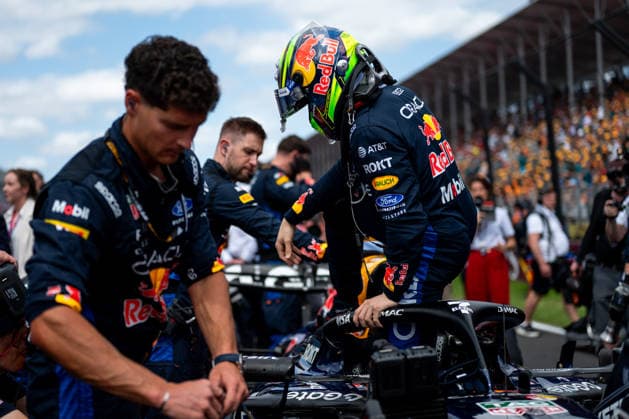 Isack Hadjar (Oracle Red Bull Racing, Frankreich, 06) in der Startaufstellung, AUS, Formel 1 Weltmeisterschaft, Australian Grand Prix, Albert Park Circuit, Melbourne, Rennen, Saison 2026, 08.03.2026 AUS, Formel 1 Weltmeisterschaft, Australian Grand Prix, Albert Park Circuit, Melbourne, Rennen, Saison 2026, 08.03.2026 Melbourne Copyright: xEibner-Pressefoto Memmlerx EP_MMR