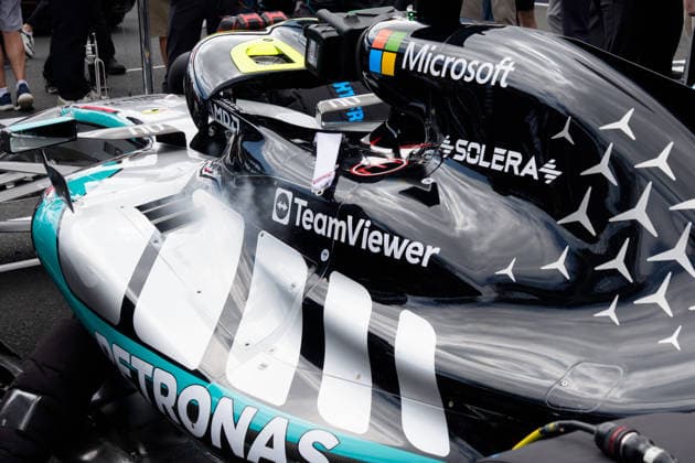March 8, 2026, Melbourne, Victoria, Australia: The car of 63 GEORGE RUSSELL from the Mercedes AMG Petronas F1 Team on the grid for the race at the Formula 1 Qatar Airways Australian Grand Prix 2026 at Albert Park, Melbourne, Australia. Melbourne Australia - ZUMAl303 20260308_aaf_l303_044 Copyright: xSydneyxLowx