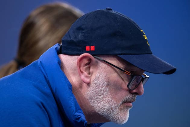 260308 Coach Peter Narup and of Sweden competes in the wheelchair curling mixed round robin session between Sweden and Latvia during day 1 of the Milano Cortina 2026 Winter Paralympic Games on March 8, 2026 in Cortina. Photo: Maxim ThorÃ BILDBYRAN kod MT MT1012 wheelchair curling rullstolscurling paralympic games paralympics paralympiska spel paralympiske leker vinter-paralympics winter paralympics milano cortina 2026 milano cortina 2026 winter paralympic games 2 bbeng sverige *** 260308 Coach Peter Narup of Sweden competes in the wheelchair curling mixed round robin session between Sweden and Latvia during day 1 of the Milano Cortina 2026 Winter Paralympic Games on March 8, 2026 in Cortina Photo Maxim ThorÃ BILDBYRAN kod MT MT1012 wheelchair curling rullstolscurling paralympic games paralympiska spel paralympiske leker vinter paralympics winter paralympics milano cortina 2026 milano cortina 2026 winter paralympic games 2 bbeng sverige  Copyright: MAXIMxTHORE BB260308MT007