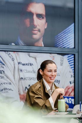 F1 Australian Grand Prix - Celebrities Rebecca Donaldson PARTNER GIRLFRIEND of CARLOS SAINZ (ESP) of Atlassian Williams F1 Team 55 on Sunday during the 2026 Formula 1 Qatar Airways Australian Grand Prix at the Albert Park Circuit, Melbourne, Australia, on March 8, 2026. Photo by Tan Jun Da ABACAPRESS.COM Melbourne Australia  Copyright: xJunxDaxTan ABACAx