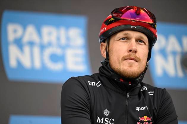 Paris Nice 2026 Stage 1 CARRIERES-SOUS-POISSY, FRANCE - MARCH 08 : Trentin Matteo (ITA) of Tudor Pro Cycling Team during stage 1 of the 84th edition of Paris - Nice an UCI World Tour 2.UWT cycling road race stage for Men Elite of 171.2 km with start in Acheres and finish in Carrieres-sous-Poissy on March 8, 2026 in Carrieres-sous-Poissy, France, 08 03 2026 ( Motordriver Guy De Vuyst - Carrieres-sous-Poissy France  Copyright: xNicoxVereeckenx