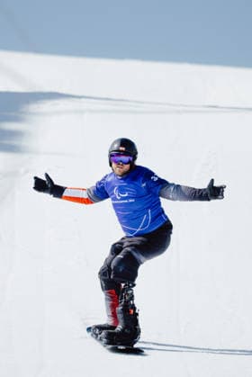 PARALYMPICS - Winter Paralympics Milano Cortina 2026 CORTINA D AMPEZZO,ITALY,08.MAR.26 - PARALYMPICS, SNOWBOARD - Paralympic Winter games, Winterspiele,Spiele, Summer games Milano Cortina 2026, Snowboard Cross. Image shows the disappointment of Rene Eckhart (AUT).  GEPAxpictures xMaticxKlansek
