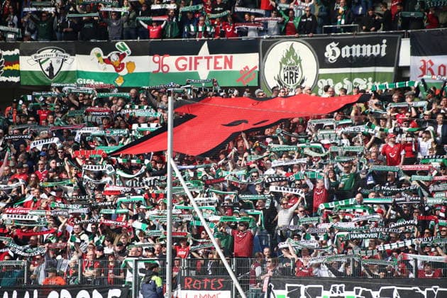 Deutschland: Fussball 2.Bundesliga 2025 2026, 25. Spieltag - Hannover 96 vs SpVgg Greuther Fürth - Heinz von Heiden Arena Stadion (Hannover): Hannover