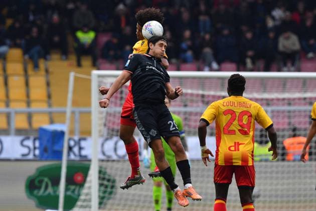 Cremonese s Central Midfielder Youssef Maleh (29 US Cremonese) in action during the Serie A Enilive matchday 28 match between US Lecce and US Cremonese at the Stadio Via del Mare in Lecce, Italy, Sunday, March 8, 2026. (Credit Image: Giovanni Evangelista LaPresse)  Copyright: xGiovannixEvangelista LaPressex