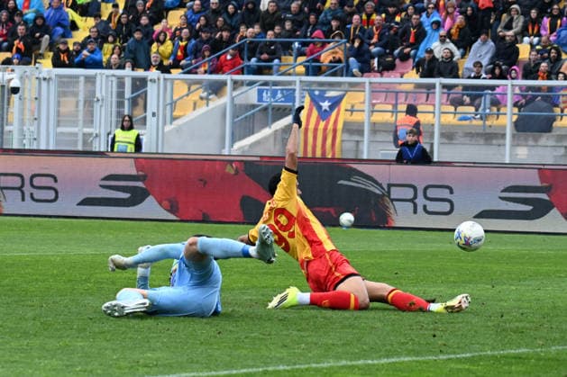 CALCIO - Serie A - US Lecce vs US Cremonese Walid Cheddira (Us Lecce) in action during US Lecce vs US Cremonese, Italian soccer Serie A match in Lecce, Italy, March 08 2026 Lecce Italy  Copyright: xIPAxSport ABACAx