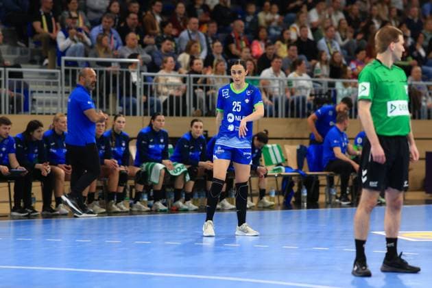 Szene mit Ivona Barukcic (25; Slowenien) Handball I Frauen I EM-Qualifikation Nationalmannschaft I Deutschland – Slowenien I 08.03.2026