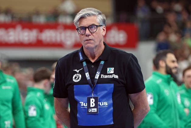 08.03.2026, xovx, Handball Daikin Handball Bundesliga, HSG Wetzlar - MT Melsungen Trainer Runar Sigtryggsson (HSG Wetzlar). Wetzlar Buderus-Arena Hessen Deutschland (DE)