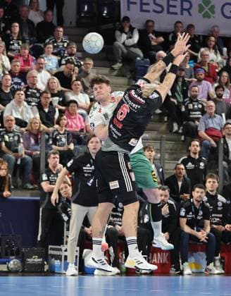 08.03.2026 - Handball - 1. Bundesliga DAIKIN HBL - Saison 2025 2026 - 24. Spieltag: HC Erlangen Metropolregion Nürnberg HCE - GWD Minden - DaMa - xdaxmax - Philipp Vorlicek (22, GWD Minden ) Marek Nissen (6, HC Erlangen HCE )