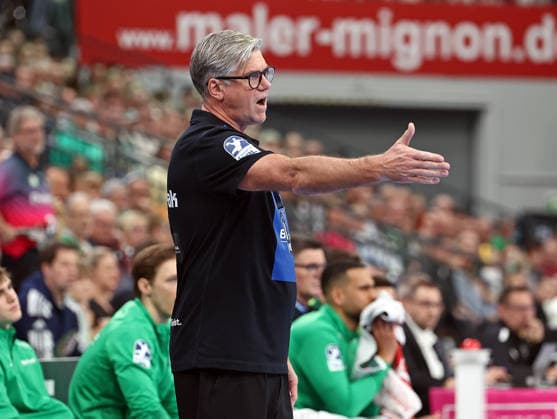 08.03.2026, xovx, Handball Daikin Handball Bundesliga, HSG Wetzlar - MT Melsungen Trainer Runar Sigtryggsson (HSG Wetzlar) Wetzlar Buderus-Arena Hessen Deutschland (DE)