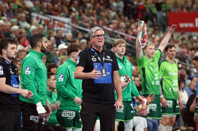 08.03.2026, xovx, Handball Daikin Handball Bundesliga, HSG Wetzlar - MT Melsungen Trainer Runar Sigtryggsson (HSG Wetzlar) Wetzlar Buderus-Arena Hessen Deutschland (DE)