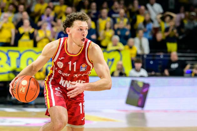 GER, Berlin, basketball, Alba Berlin vs Fitness First Wuerzburg Baskets, at the Max-Schmeling-Halle , BBL, pictured from left: Brae Ivey (Wuerzburg 11), March 8, 2026 Copyright: HMBxMedia UwexKoch