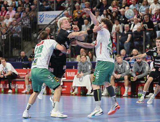 08.03.2026 - Handball - 1. Bundesliga DAIKIN HBL - Saison 2025 2026 - 24. Spieltag: HC Erlangen Metropolregion Nürnberg HCE - GWD Minden - DaMa - xdaxmax - Marek Nissen (6, HC Erlangen HCE )