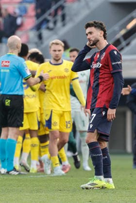 March 8, 2026, Bologna, BOLOGNA: Bologna s Joao Mario shows his dejection at the end of the Italian Serie A soccer match Bologna FC vs Hellas Verona FC at Renato Dall Ara stadium in Bologna, Italy, 8 March 2026. ANSA SERENA CAMPANINI. Serie A: Bologna-Hellas Verona  - ZUMAa110 20260308_zaf_a110_025 Copyright: xSerenaxCampaninix