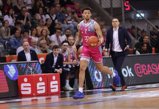 Alijah Comithier (Bonn), Telekom Baskets Bonn vs Syntainics MBC, easyCredit BBL, 23. Spieltag, Telekom Dome Bonn, 08.03.2026.