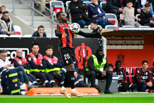 FOOTBALL : OGC Nice VS Stade Rennais FC - Ligue 1 McDonald s - 08 03 2026 Mohamed-Ali Cho (OGC Nice) - Ligue 1 McDonald s match between OGC Nice and Stade Rennais Football Club on Mars 8, 2026 at the Allianz Riviera Stadium in Nice. NiceFrance  Copyright: xWilliamxCannarellax