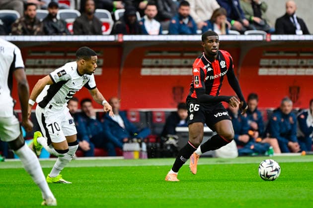 FOOTBALL : OGC Nice VS Stade Rennais FC - Ligue 1 McDonald s - 08 03 2026 Mohamed-Ali Cho (OGC Nice) - Ligue 1 McDonald s match between OGC Nice and Stade Rennais Football Club on Mars 8, 2026 at the Allianz Riviera Stadium in Nice. NiceFrance  Copyright: xWilliamxCannarellax