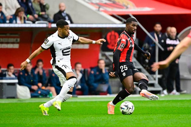 FOOTBALL : OGC Nice VS Stade Rennais FC - Ligue 1 McDonald s - 08 03 2026 Mohamed-Ali Cho (OGC Nice) - Ligue 1 McDonald s match between OGC Nice and Stade Rennais Football Club on Mars 8, 2026 at the Allianz Riviera Stadium in Nice. NiceFrance  Copyright: xWilliamxCannarellax