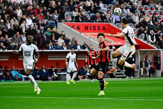 FOOTBALL : OGC Nice VS Stade Rennais FC - Ligue 1 McDonald s - 08 03 2026 Ligue 1 McDonald s match between OGC Nice and Stade Rennais Football Club on Mars 8, 2026 at the Allianz Riviera Stadium in Nice. NiceFrance  Copyright: xWilliamxCannarellax