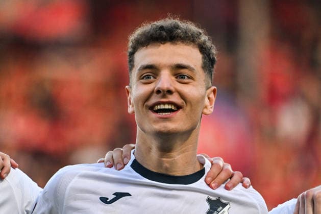 GER, 1. FBL, 1. FC Heidenheim vs TSG 1899 Hoffenheim 07.03.2026, Voith-Arena, Heidenheim, GER, 1. FBL, 1. FC Heidenheim vs TSG 1899 Hoffenheim, im Bild Fisnik Asllani (Hoffenheim, 11)