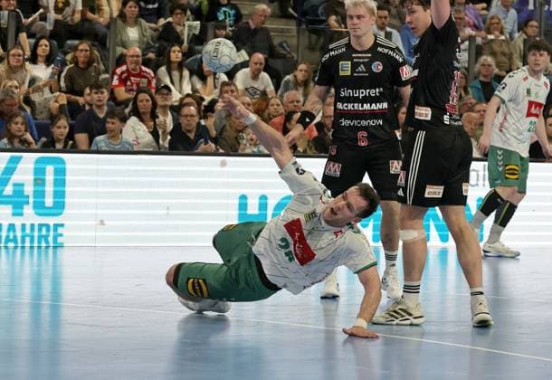 08.03.2026 - Handball - 1. Bundesliga DAIKIN HBL - Saison 2025 2026 - 24. Spieltag: HC Erlangen Metropolregion Nürnberg HCE - GWD Minden - DaMa - xdaxmax - Tom Bergner (28, GWD Minden )