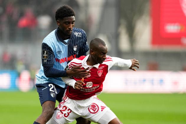 Stade Brestois 29 v Le Havre AC - Ligue 1 McDonald s 2025 2026 26 Simon EBONOG (hac) - 23 Kamory DOUMBIA (sb29) during the Ligue 1 McDonald s match between Brest and Le Havre at Stade Francis Le Ble on March 8, 2026 in Brest, France. Brest France  Copyright: xFEPx 776348318