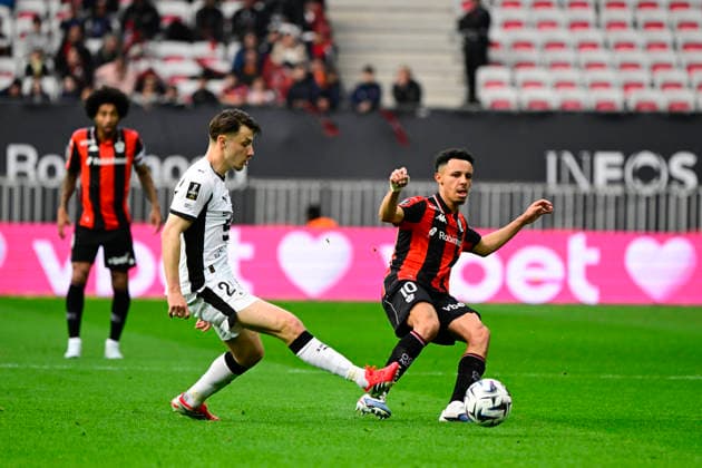 FOOTBALL : OGC Nice VS Stade Rennais FC - Ligue 1 McDonald s - 08 03 2026 Sofiane Diop (OGCN) - Ligue 1 McDonald s match between OGC Nice and Stade Rennais Football Club on Mars 8, 2026 at the Allianz Riviera Stadium in Nice. NiceFrance  Copyright: xWilliamxCannarellax