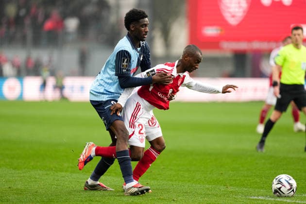 Stade Brestois 29 v Le Havre AC - Ligue 1 McDonald s 2025 2026 26 Simon EBONOG (hac) - 23 Kamory DOUMBIA (sb29) during the Ligue 1 McDonald s match between Brest and Le Havre at Stade Francis Le Ble on March 8, 2026 in Brest, France. Brest France  Copyright: xFEPx 776348318