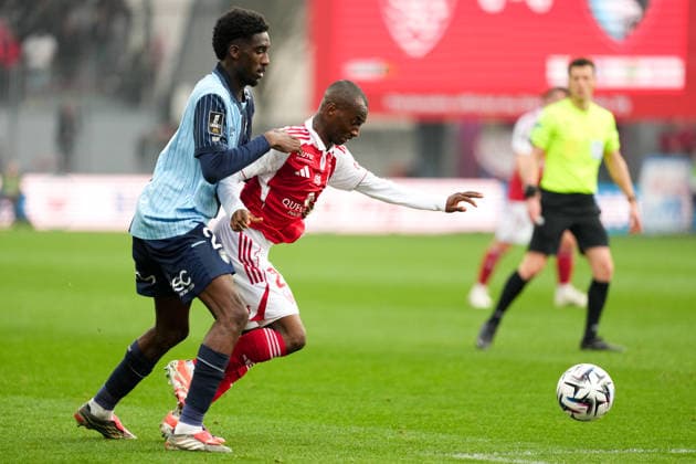 Stade Brestois 29 v Le Havre AC - Ligue 1 McDonald s 2025 2026 26 Simon EBONOG (hac) - 23 Kamory DOUMBIA (sb29) during the Ligue 1 McDonald s match between Brest and Le Havre at Stade Francis Le Ble on March 8, 2026 in Brest, France. Brest France  Copyright: xFEPx 776348318