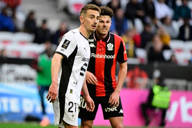FOOTBALL : OGC Nice VS Stade Rennais FC - Ligue 1 McDonald s - 08 03 2026 Valentin Rongier (SRFC) - Ligue 1 McDonald s match between OGC Nice and Stade Rennais Football Club on Mars 8, 2026 at the Allianz Riviera Stadium in Nice. NiceFrance  Copyright: xWilliamxCannarellax