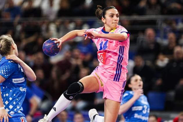 Handball Féminin : France - Croatie (Qualification Euro) PHOTOPQR LE REPUBLICAIN LORRAIN Hugo AZMANI ; Metz ; 08 03 2026 ; Handball Féminin : France - Croatie (Qualification Euro); Nina Dury (FRA) Metz, France, march 8th 2026 Women s Handball: France vs. Croatia EURO Qualifier, EM, Europameisterschaft Metz Moselle Moselle Lorraine France  Copyright: xPHOTOPQR LExREPUBLICAINxLORRAIN xHugoxAZMANIx 20260308RBL3198 20260308RBL3198